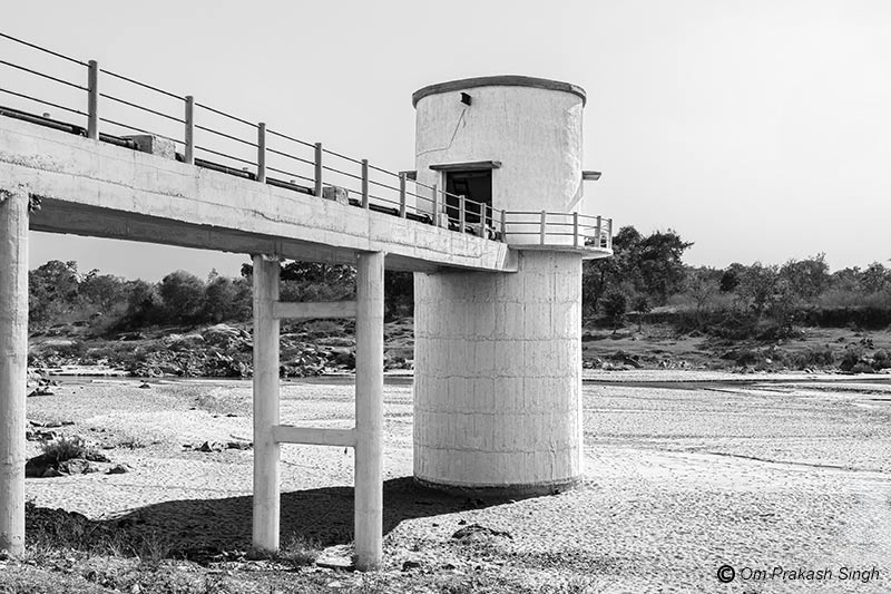 The Intake Well of an MVS located in a dry riverbed in Khunti district, Jharkhand, India